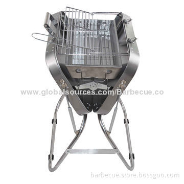 Heavy-duty Portable Barbecue Grill in Hot Sale, Measures 530*295*640mm